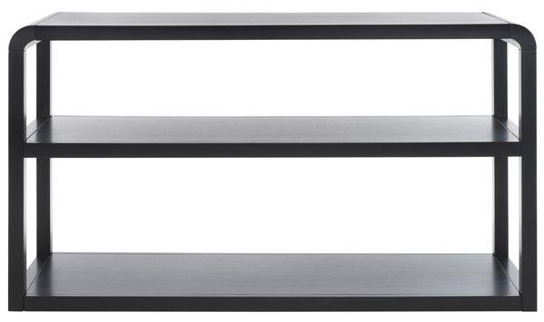Safavieh Omara 3-Tier Console Table - Elegant Modern Design For Storage & Display In Entryway Or Living Room Black CNS1501A