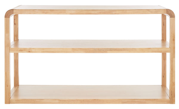 Safavieh Omara 3-Tier Console Table - Elegant Modern Design For Storage & Display In Entryway Or Living Room Natural CNS1501C