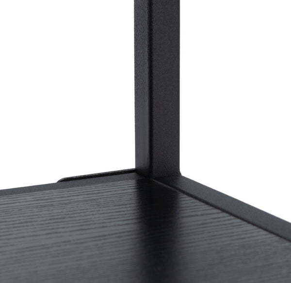 Safavieh Ackley Console Table - Modern Black Frame & Glass Top, Stylish Storage For Entryway & Living Room CNS2000A