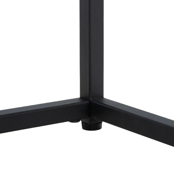 Safavieh Ackley Console Table - Modern Black Frame & Glass Top, Stylish Storage For Entryway & Living Room CNS2000A