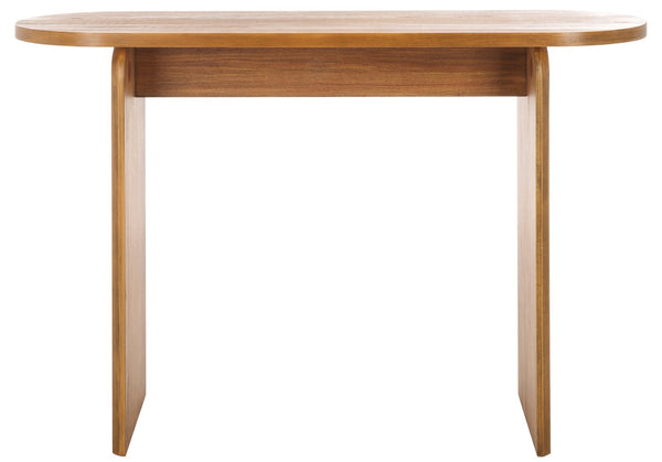 Safavieh Syura Modern Ribbed Console Table - Sculptural Design For Entryways And Living Spaces, 45.66" Wide Natural CNS2100A