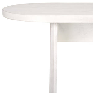 Safavieh Syura Modern Ribbed Console Table - Sculptural Design For Entryways And Living Spaces, 45.66" Wide White Wash CNS2100C
