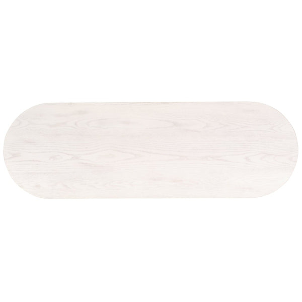 Safavieh Syura Modern Ribbed Console Table - Sculptural Design For Entryways And Living Spaces, 45.66" Wide White Wash CNS2100C