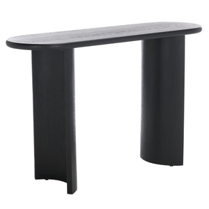 Safavieh Koka Console Table - Elegant Wood Design For Hallway Or Living Room, Stylish & Functional Furniture Piece Black Wood Cns2300a