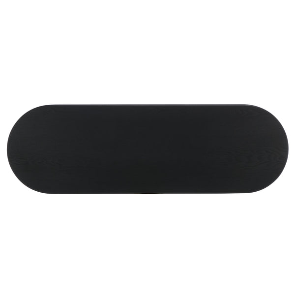 Safavieh Koka Console Table - Elegant Wood Design For Hallway Or Living Room, Stylish & Functional Furniture Piece Black Wood Cns2300a