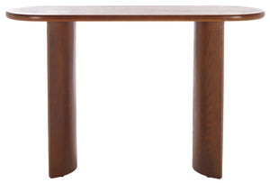 Safavieh Koka Console Table - Elegant Wood Design For Hallway Or Living Room, Stylish & Functional Furniture Piece Walnut Wood Cns2300b
