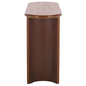 Safavieh Koka Console Table - Sleek Modern Design For Entryways, Living Spaces & Versatile Home Decor Solutions Confirmed Walnut CNS2300B
