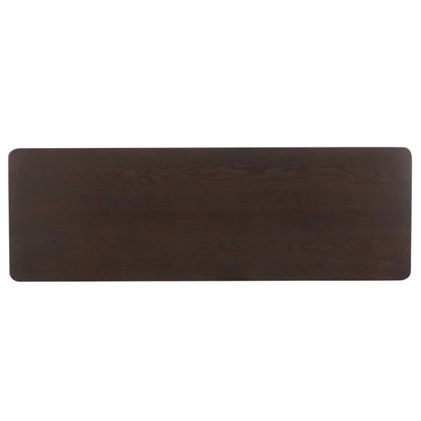 Safavieh Berai Console Table - Dark Brown Elegance, Sturdy Wood Design For Stylish Home Decor & Utility Dark Brown Wood Cns2301a