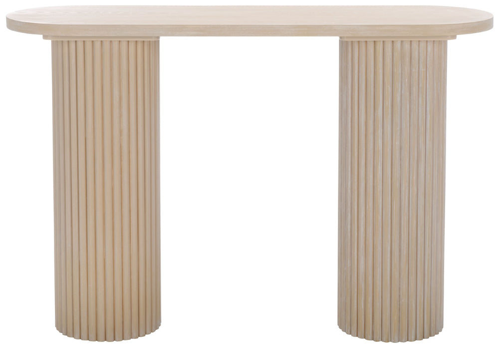 Safavieh Raicha Console Table - Elegant Bleached White Accent For Modern & Traditional Interiors, 45.25" Wide CNS2302A