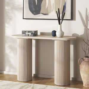 Safavieh Raicha Console Table - Bleached White Elegance For Home Décor, Stylish & Functional Display Piece Bleached White Wood Cns2302a