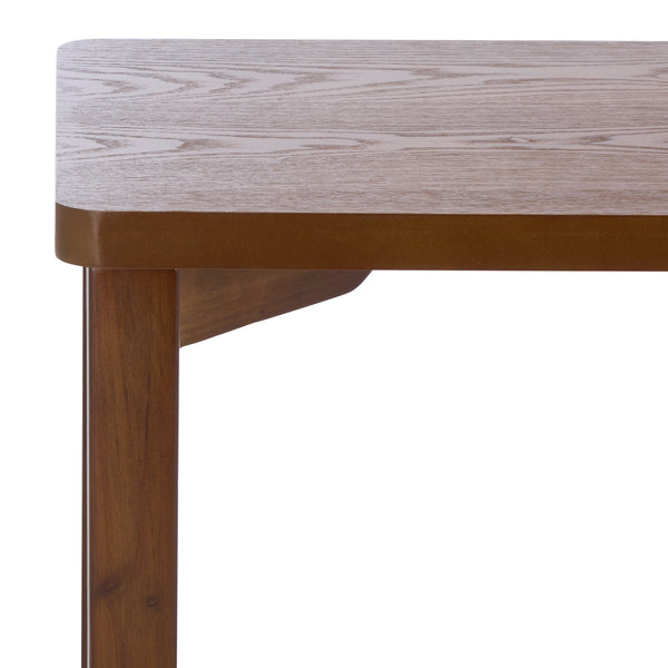 Safavieh Chasu Console Table - Elegant Walnut Design With Rustic Rope Detail For Stunning Home Décor Appeal Walnut Wood Cns2303a