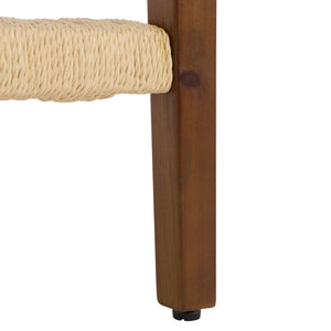 Safavieh Chasu Console Table - Elegant Walnut Design With Rustic Rope Detail For Stunning Home Décor Appeal Walnut Wood Cns2303a