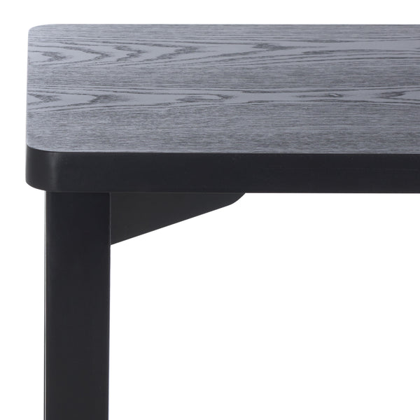 Safavieh Chasu Console Table - Elegant Walnut Design With Rustic Rope Detail For Stunning Home Décor Appeal Black Wood Cns2303b