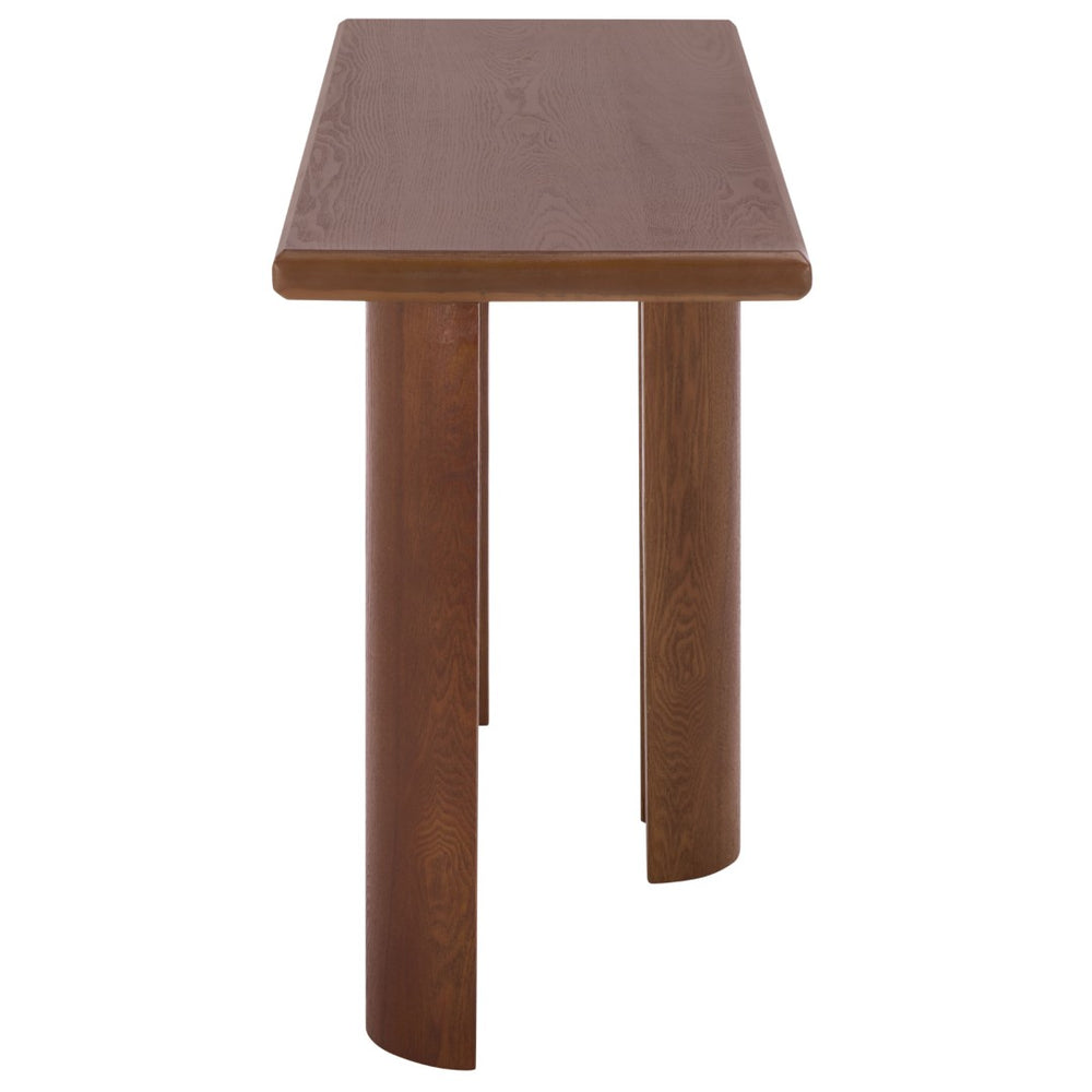 Safavieh Shukai Console Table - Contemporary Walnut Design For Entryway & Living Room Décor, 50" Wide CNS2304A