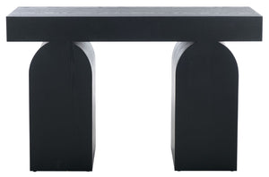 Safavieh Ekoshi Console Table - Stylish Minimalist Design For Modern Spaces, Durable Construction & Easy Assembly Black CNS2306A