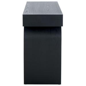 Safavieh Ekoshi Console Table - Stylish Minimalist Design For Modern Spaces, Durable Construction & Easy Assembly Black CNS2306A