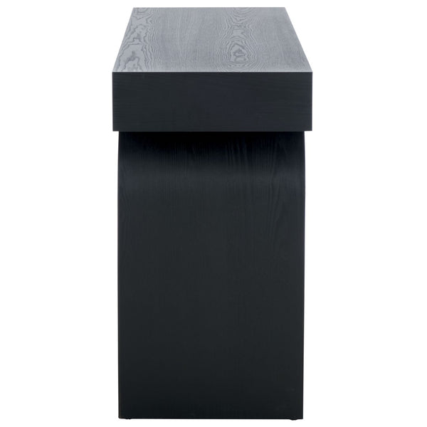Safavieh Ekoshi Console Table - Stylish Minimalist Design For Modern Spaces, Durable Construction & Easy Assembly Black CNS2306A