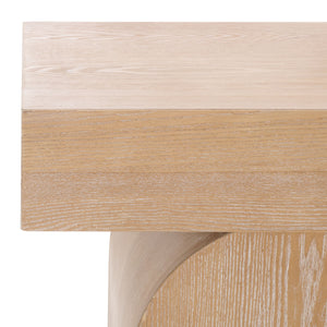 Safavieh Ekoshi Console Table - Elegant Bleached White Wood Design For Modern Living Spaces & Entryways Bleached White Wood Cns2306b