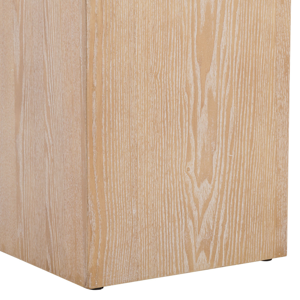 Safavieh Ekoshi Console Table - Elegant Bleached White Wood Design For Modern Living Spaces & Entryways Bleached White Wood Cns2306b