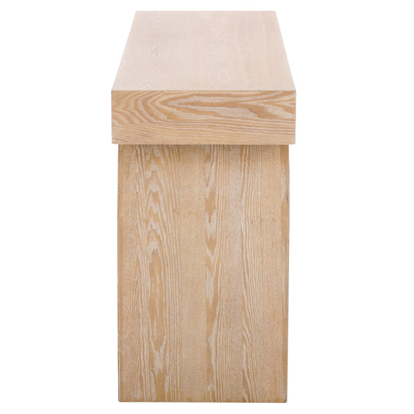 Safavieh Ekoshi Console Table - Stylish Minimalist Design For Modern Spaces, Durable Construction & Easy Assembly Bleached White 2 CNS2306B