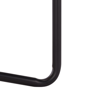 Safavieh Omaka 1 Shelf Console Table - Elegant Natural Wood, Black Metal Frame & Clear Glass Top For Any Space Natural ,Black Metal Cns2309a