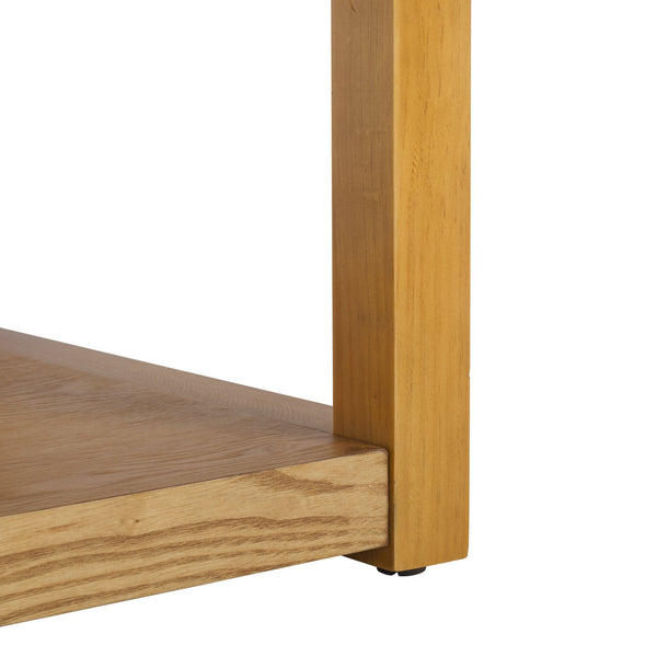 Safavieh Omara 4 Tier Console Table - Stylish Wooden Display & Storage Solution For Your Living Space Decor Natural Wood Cns2310a