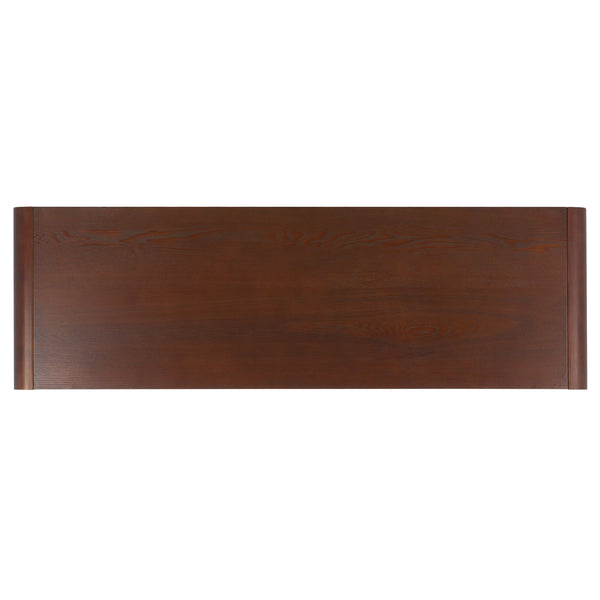 Safavieh Omara 4 Tier Console Table - Stylish Wooden Display & Storage Solution For Your Living Space Decor Walnut Wood Cns2310b