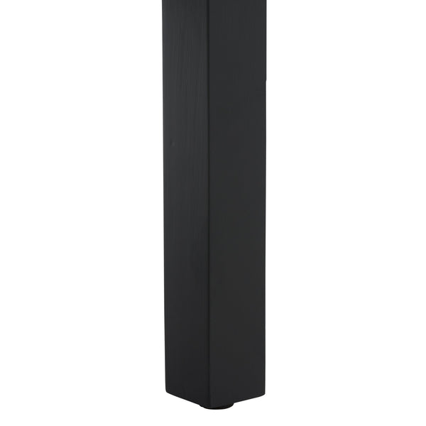 Safavieh Omara 2 Shelf Console Table - Rustic Wood Design For Elegant Home Décor And Functional Storage Solutions Black Wood Cns2311c