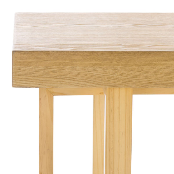 Safavieh Otaki Console Table - Rustic Pine Design For Entryways, Living Rooms & Versatile Home Décor Solutions CNS2313A
