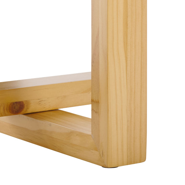 Safavieh Otaki Console Table - Rustic Pine Wood Elegance For Living Room, Foyer & Dining Spaces, Versatile Charm Natural Wood Cns2313a