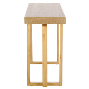 Safavieh Otaki Console Table - Rustic Pine Wood Elegance For Living Room, Foyer & Dining Spaces, Versatile Charm Natural Wood Cns2313a