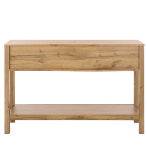 Safavieh Seeley 2 Drawer Console Table – Elegant Oak Finish, Natural Rattan Design For Stylish Storage Solutions Oak Pb,Mdf Cns3100a