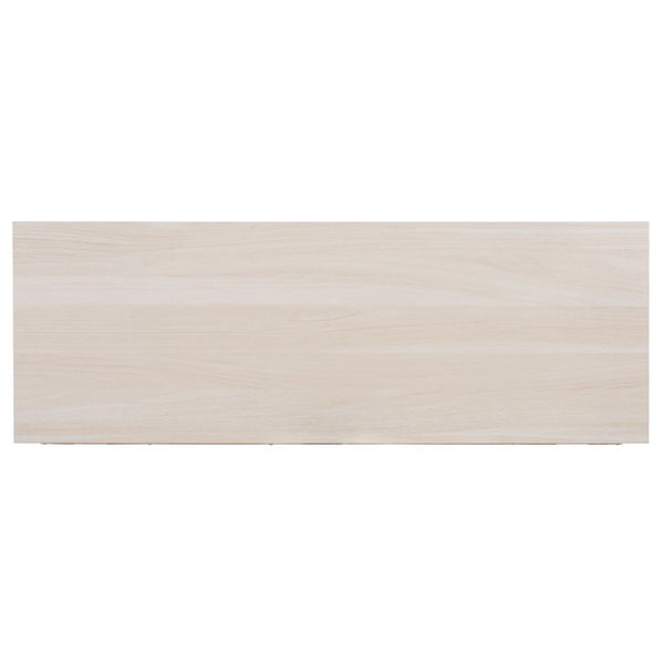 Safavieh Sondra Scandinavian Console Table with Two Drawers and Open Shelf for Entryway White Oak CNS3102A