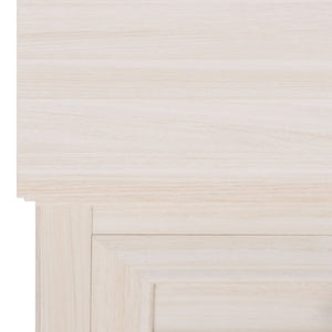 Safavieh Sondra Scandinavian Console Table with Two Drawers and Open Shelf for Entryway White Oak CNS3102A