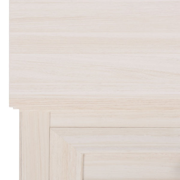 Safavieh Sondra Scandinavian Console Table with Two Drawers and Open Shelf for Entryway White Oak CNS3102A