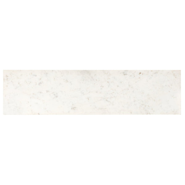 Safavieh Kenna Marble Console Table - Glamorous Gold Frame & White Marble Shelves For Modern Interiors CNS3701A