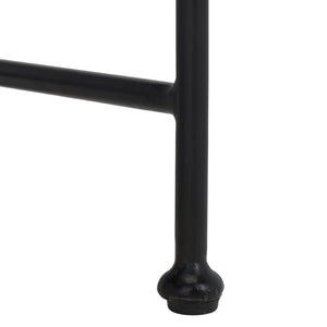 Safavieh Amelina Console Table - Modern Grey Terrazzo Top With Sleek Black Metal Base For Stylish Interiors CNS3705A