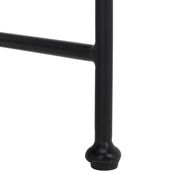 Safavieh Amelina Console Table - Modern Grey Terrazzo Top With Sleek Black Metal Base For Stylish Interiors CNS3705A