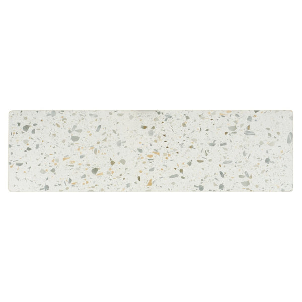 Safavieh Amelina Console Table - Modern Grey Terrazzo Top With Sleek Black Metal Base For Stylish Interiors CNS3705A