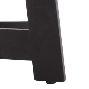 Shina Oval Console Table With Marble Top And Solid Wood Base, Sleek Oval Silhouette For Entryways