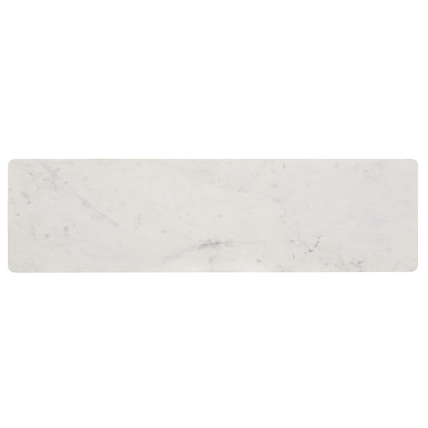 Safavieh Raisa Marble Top Console Table with Black Metal Base for Entryway or Living Room CNS3710A