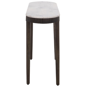 Safavieh Lorraine Marble Top Console Table with Mango Wood Base for Entryway or Living Room CNS3712A