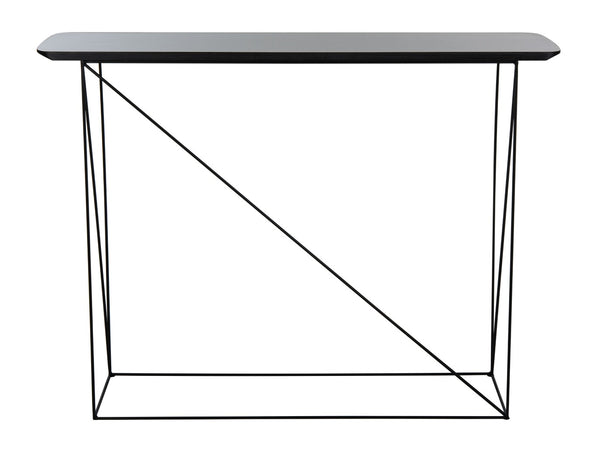 Safavieh Rylee Console Table - Modern Minimalist Design For Entryways, Living Rooms, And Hallways Decor Dark Grey/Black CNS4202A