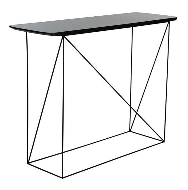 Safavieh Rylee Console Table - Modern Minimalist Design For Entryways, Living Rooms, And Hallways Decor Dark Grey/Black CNS4202A