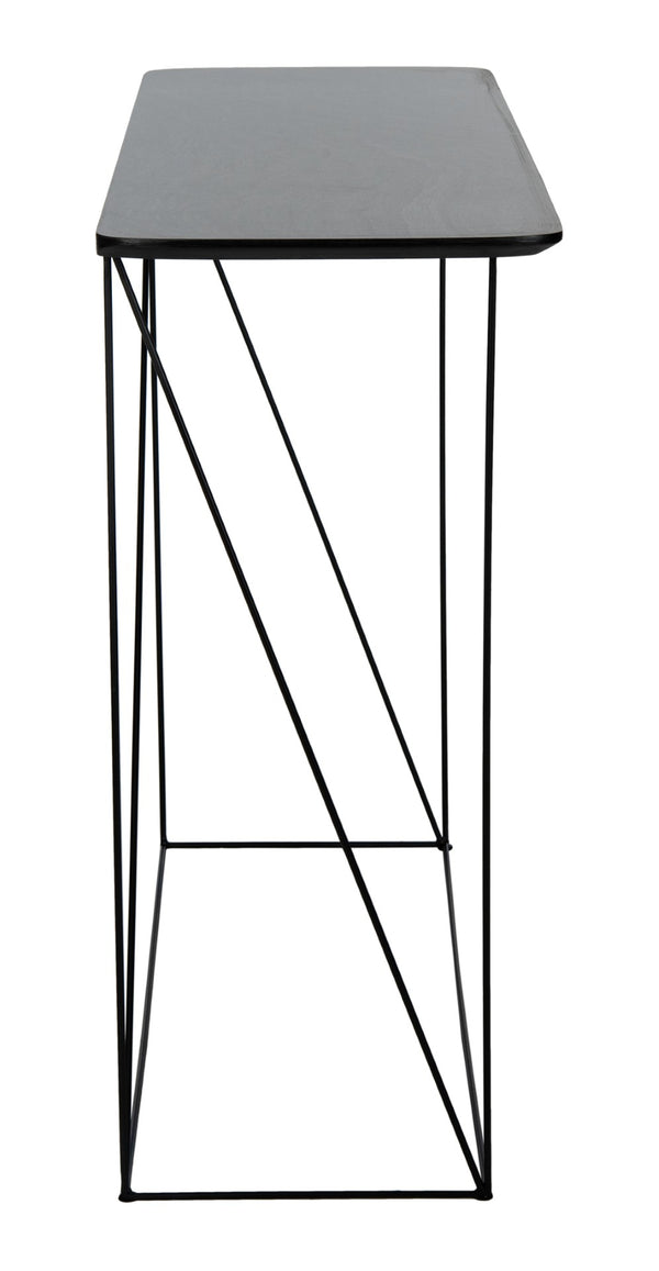Safavieh Rylee Console Table - Modern Minimalist Design For Entryways, Living Rooms, And Hallways Decor Dark Grey/Black CNS4202A