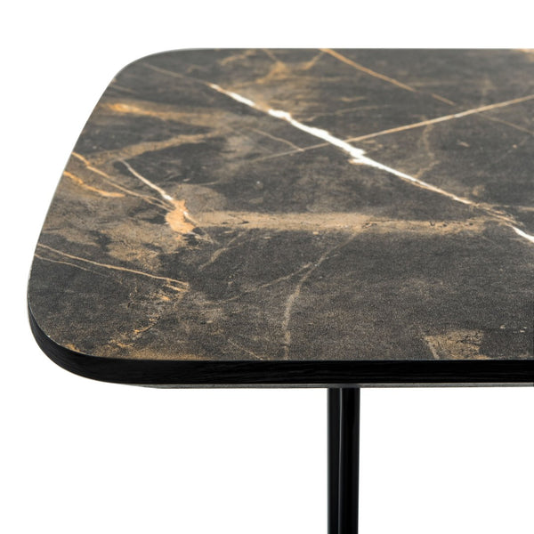 Safavieh Rylee Console Table - Modern Minimalist Design For Entryways, Living Rooms, And Hallways Decor Dark Sandstone / Black CNS4202B