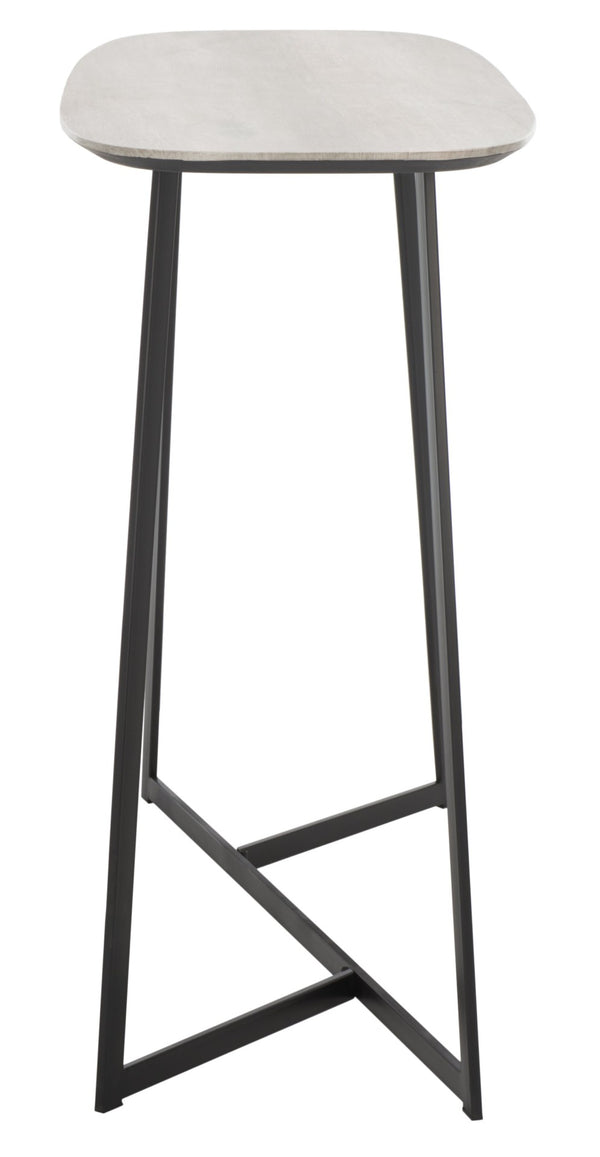 Safavieh Arrington Console Table - Chic Mid-Century Design With White Oak Finish & Black Open Base For Any Space CNS4203A