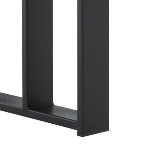 Safavieh Carlino Console Table - Stylish Entryway Accent With Warm Wood & Industrial Metal Design, 43" Wide CNS4208A