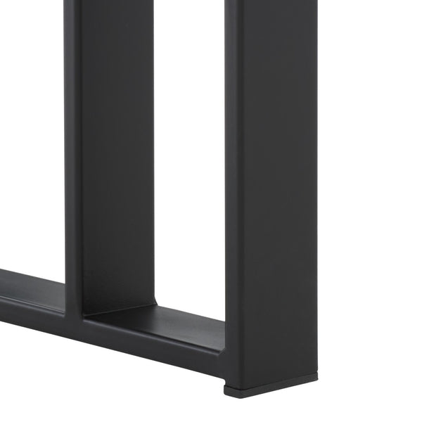 Safavieh Carlino Console Table - Stylish Entryway Accent With Warm Wood & Industrial Metal Design, 43" Wide CNS4208A