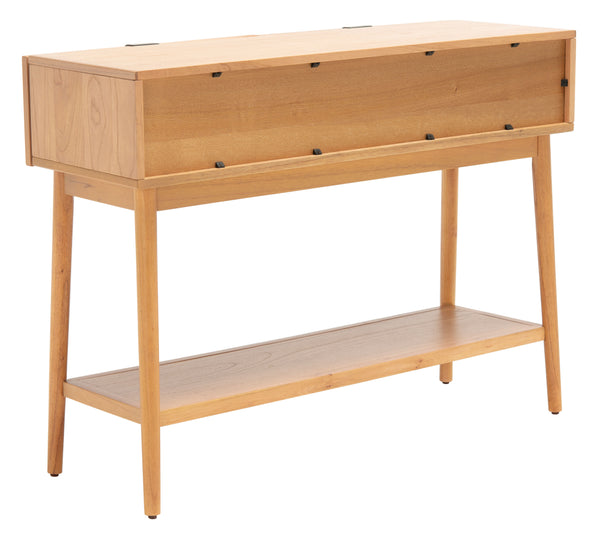 Safavieh Baisley 2 Drawer Rattan Console Table – Stylish Natural Wood Design For Your Home Décor Needs Natural Wood Cns5000a